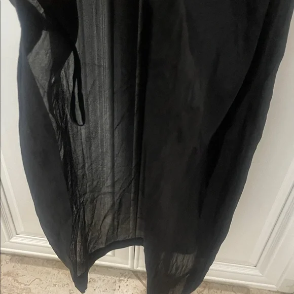 Free People embroidered one shoulder asymmetrical floral sheer beach top small - Picture 8 of 17